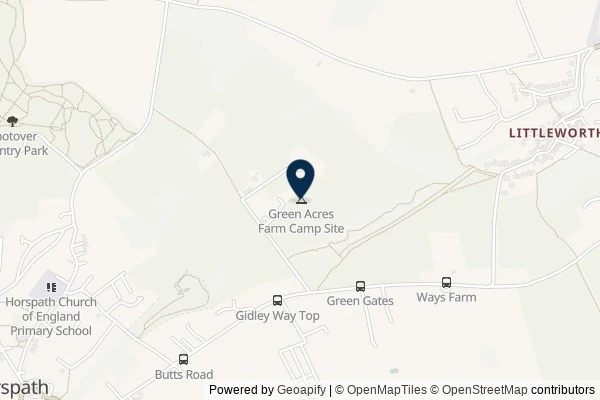 Map showing the area around: Can’t sleep, too much fire