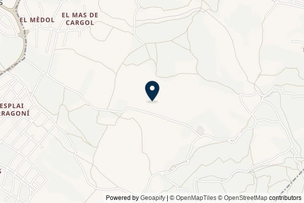 Map showing the area around: Dan Q found GC6QTTM #5 RUTA PELS VOLTANTS DEL MAS DE SALORT