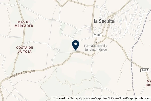 Map showing the area around: Dan Q found GC5QGG3 RAPOEB 31 fase llarga.