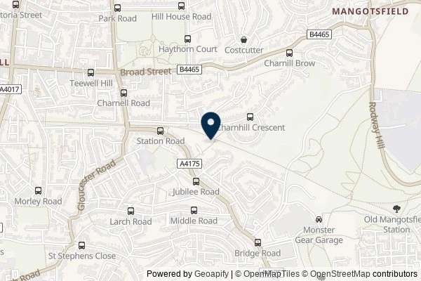 Map showing the area around: Geohashing expedition 2026-10-04 51 -2