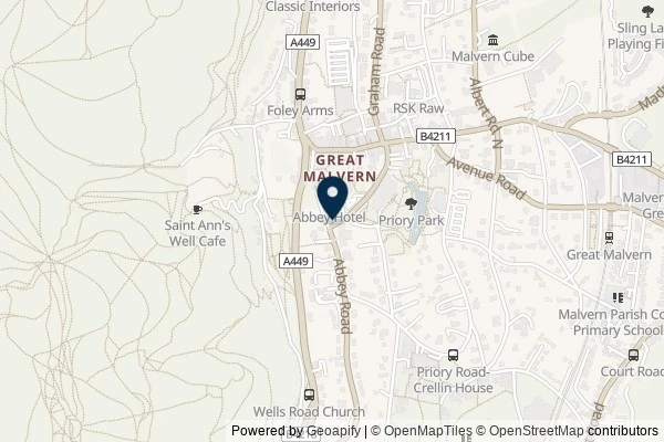 Map showing the area around: Note #30499
