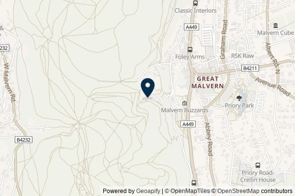 Map showing the area around: Dan Q found GCB19MJ St Ann's Well