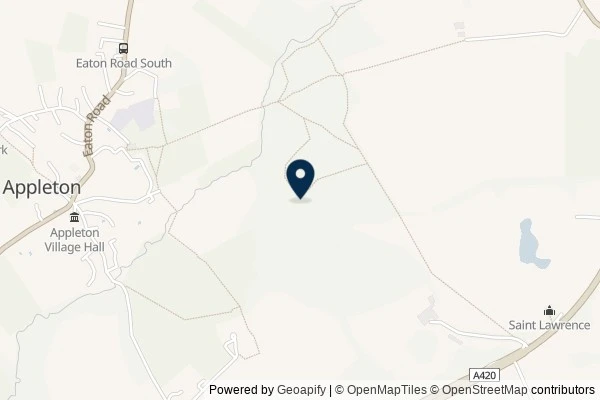 Map showing the area around: Dan Q found GCB9ZJ6 Besselsleigh Wood - The Holey Tree