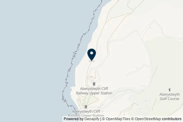 Map showing the area around: Dan Q found GL3J9DE3 Coast Path Caper