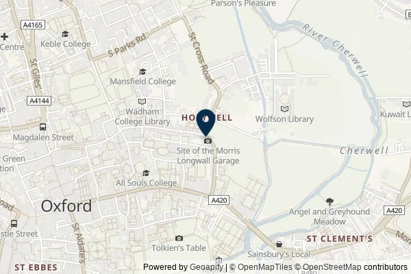 Map showing the area around: Dan Q found GL4JAPX1 University Challenge 8 (Brmm Brmm)