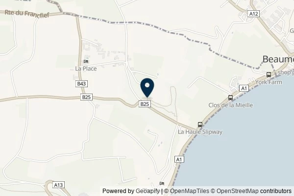 Map showing the area around: Dan Q found GLB6RPJ9 View over St Aubins