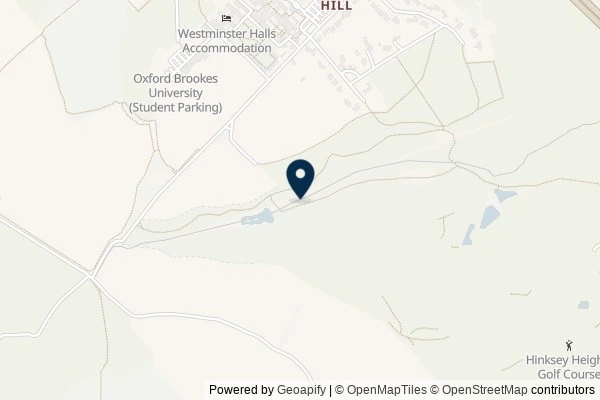 Map showing the area around: Dan Q found GLE0YNAQ Hinksey Woods Star Wars: Chewbacca