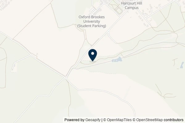 Map showing the area around: Dan Q found GLE0YQ8J Hinksey Woods Star Wars: Han Solo