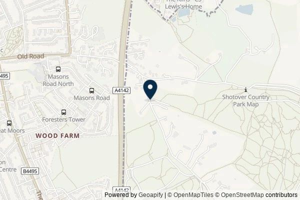 Map showing the area around: Dan Q found GLEEAZMM Walk Around Shotover 9