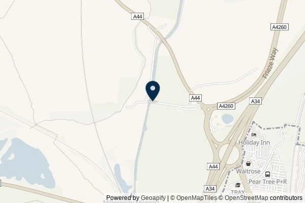 Map showing the area around: Dan Q found GLER95V8 Route Canal – SwingBridge