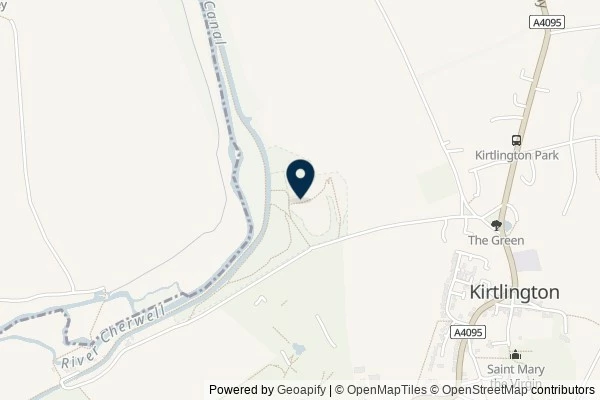 Map showing the area around: Dan Q found GLFBZAPA Kirtlington Quarry