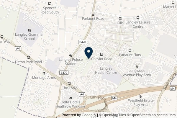 Map showing the area around: Dan Q found GLFF820G Spitfire One