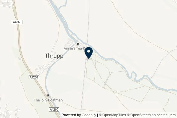 Map showing the area around: Dan Q found GLG58K56 Thrupp wander #1