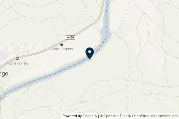 Map showing the area around: Dan Q found GLMHN19T #1 Alice In Wyederland – Alice Down the Hole
