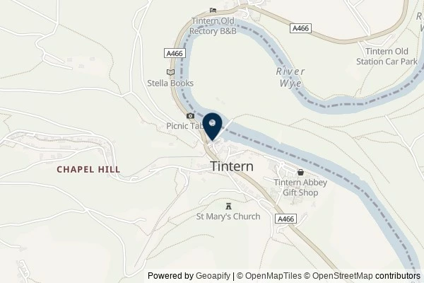 Map showing the area around: Dan Q found GLMJ051D Old Abbey Mill at Tintern