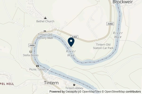 Map showing the area around: Dan Q found GLMJ06EN Tintern Branch Line