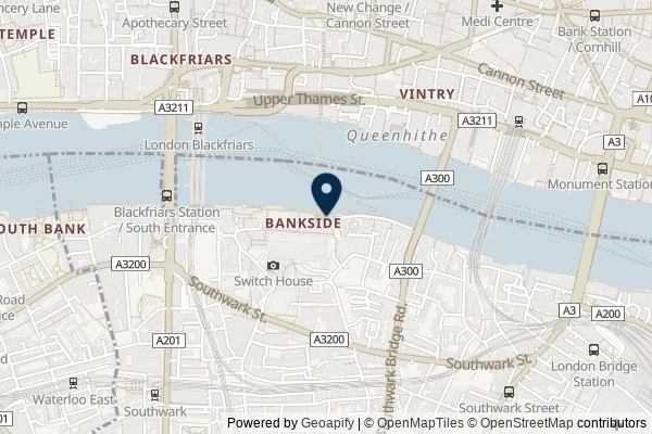 Map showing the area around: Dan Q found GLN3VQQC Wobbly Bridge