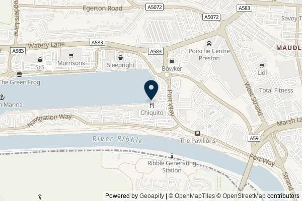 Map showing the area around: Dan Q found GLTG6AWT Patchy the Pirate