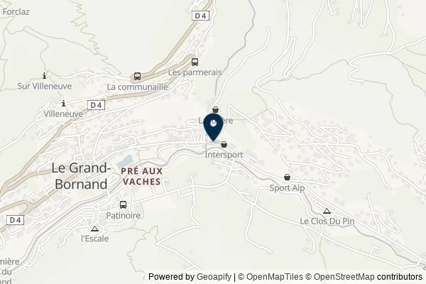 Map showing the area around: Dan Q found GLV85W40 LA MADONE DU GRAND BO !