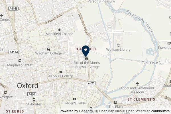 Map showing the area around: Dan Q found GLVYAZGY University Challenge 8 (Brmm Brmm)