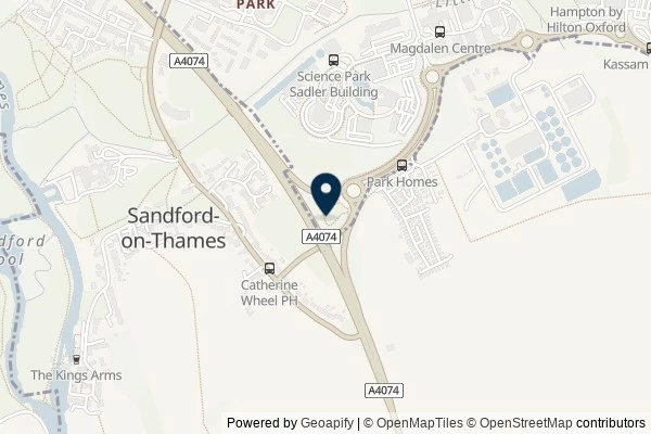 Map showing the area around: Dan Q found GLVZTQ6E Oxford Science Park Meets Sandford-on-Thames