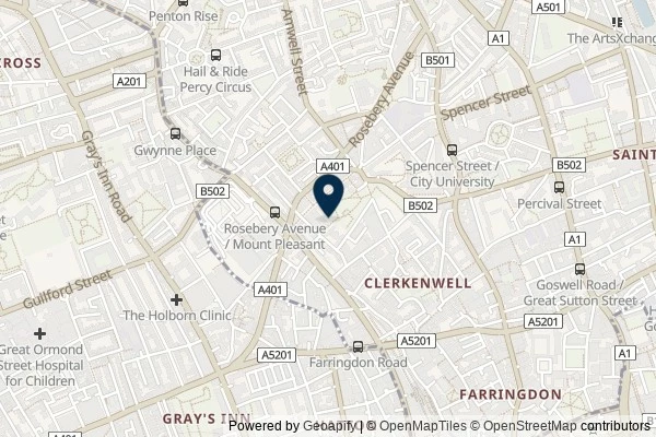 Map showing the area around: Dan Q found GLW6FZ7G Bone house