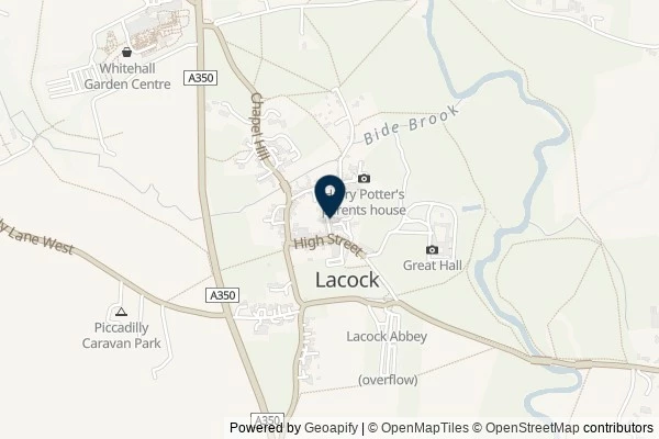 Map showing the area around: Dan Q found GLWG7T19 Blind-House Lacock Revisited
