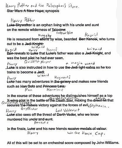 Harry Potter script