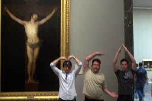 Jesus dances the YMCA