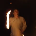 Dan juggling flaming clubs #5