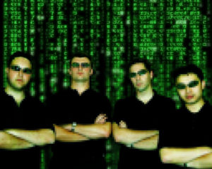 Greg, Marc, Blair and Dom, as depicted in Greg's 2007 blog post.