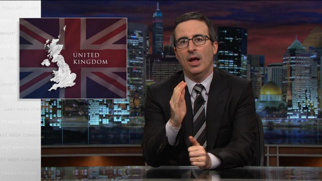 John Oliver on Last Week Tonight discusses the bill.