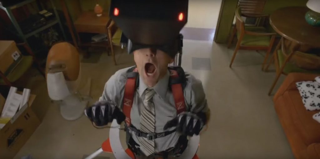 The Dean's VR machine, in Season 6 of Community, was clearly inspired by Virtuality.