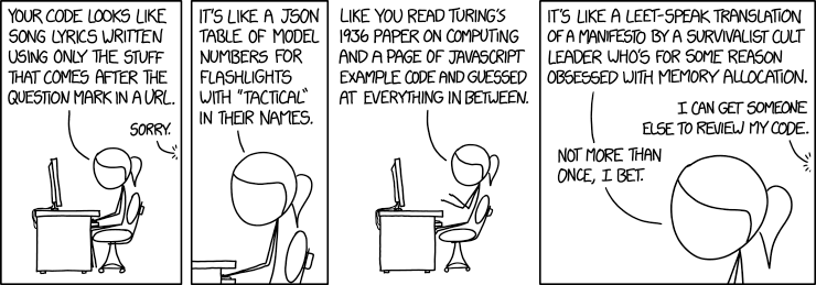 XKCD: Code Quality