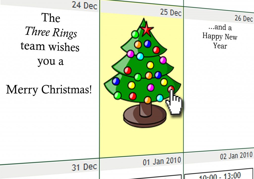 Three Rings' 2009 Christmas card