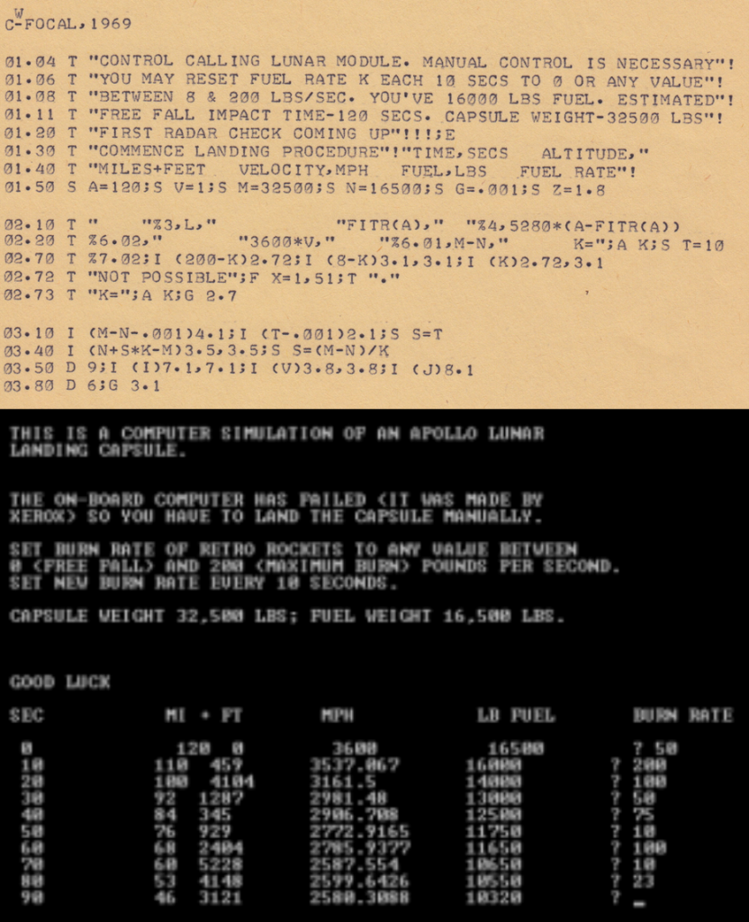 Source code of Rocket and sample output.