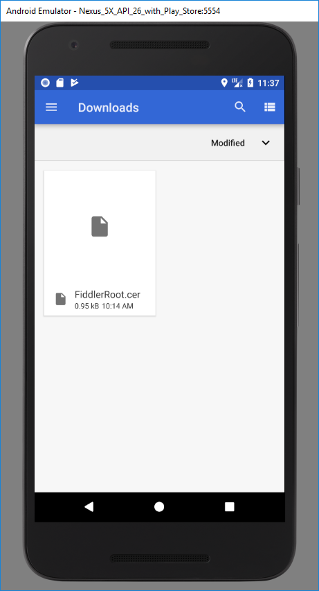 Installing a Root CA in Android.