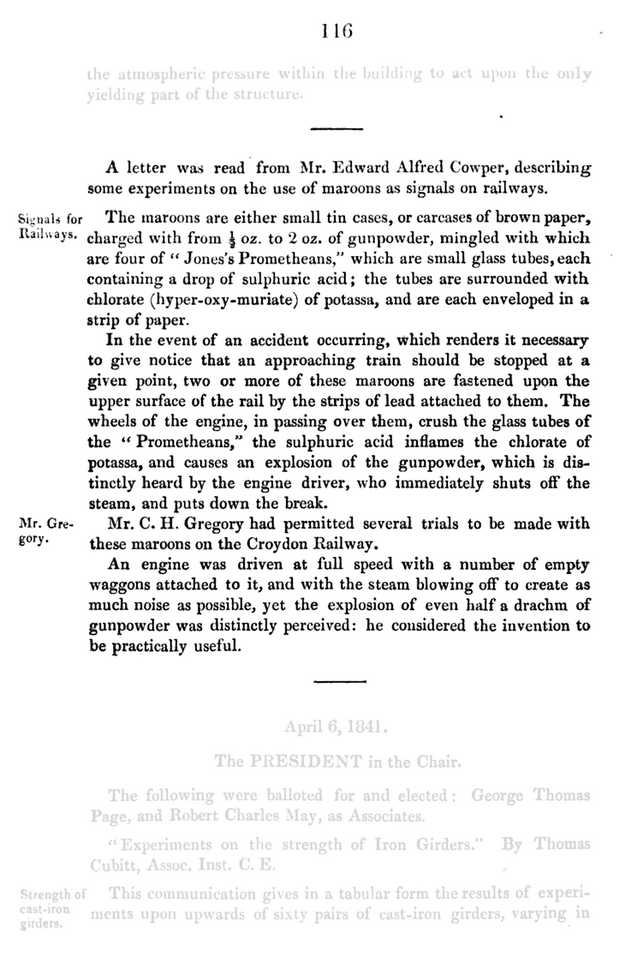Page 116 of the Minutes of Proceedings of the Institution of Civil Engineers, Volume 1