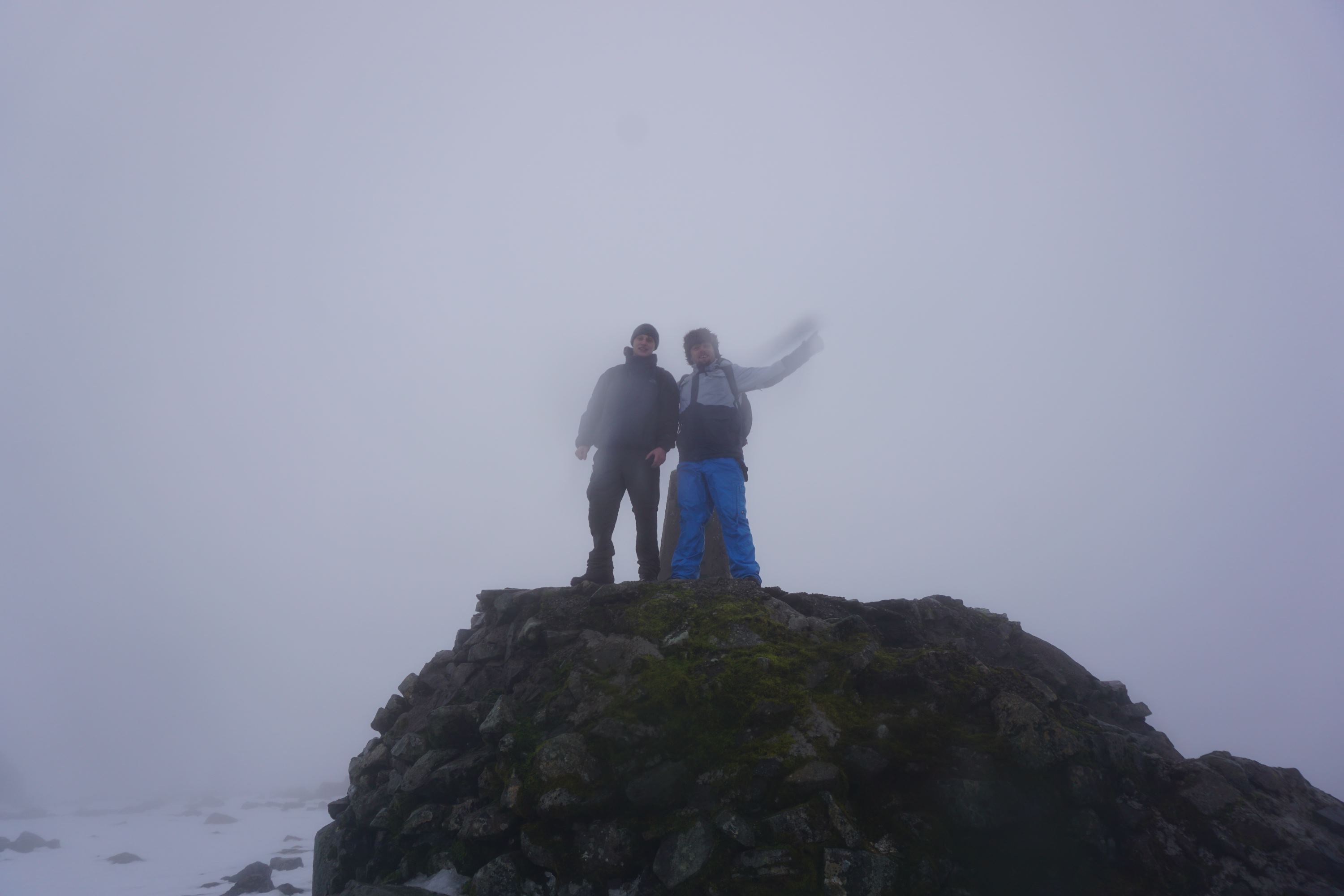 Dan & Robin at the summit of Ben Nevis
