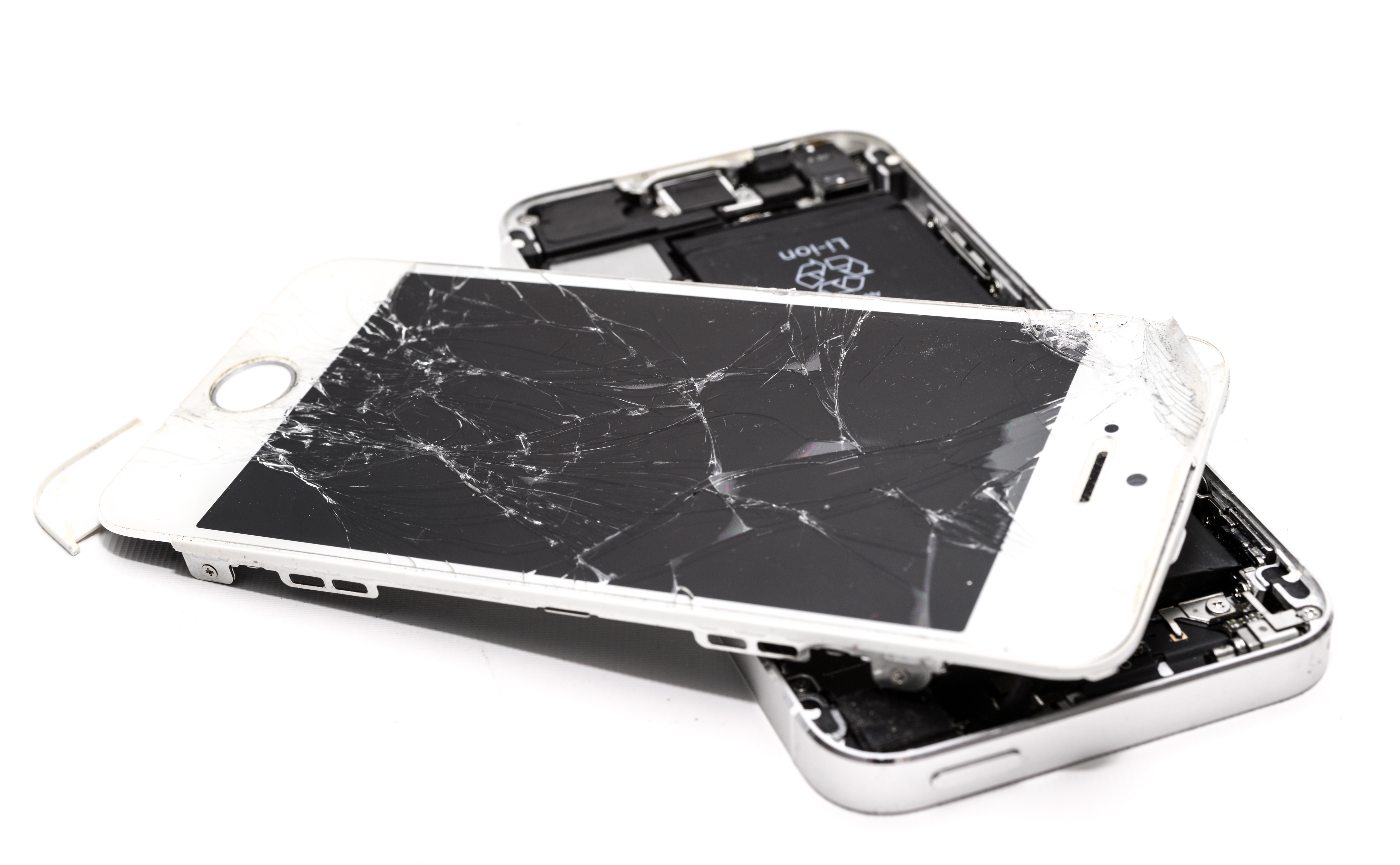Thoroughly broken iPhone.