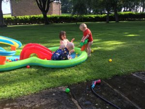 The kids in the paddling pool #2.