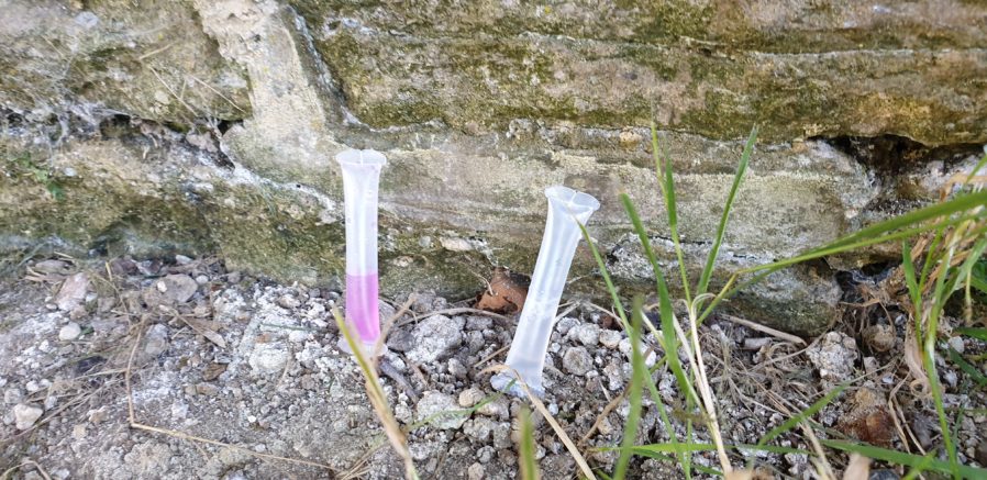 Chemistry experiments on the banks of the Oxford Canal.