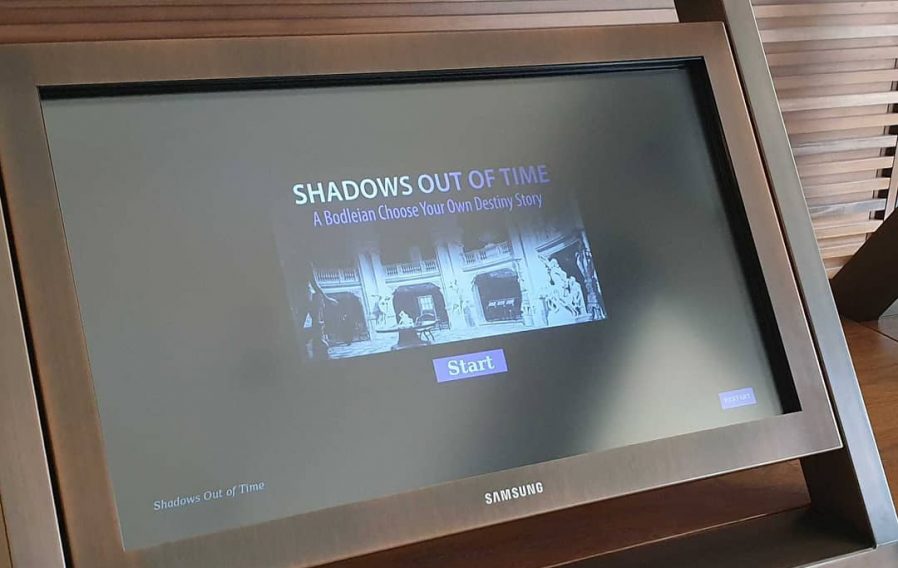 Shadows Out Of Time on a touchscreen
