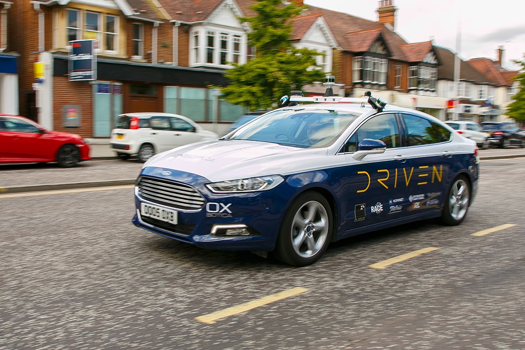 Oxbotica Driven self-driving car in Oxford.
