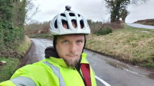 Reaching the edge of the Cotswolds by bike
