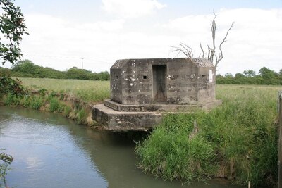 Pillbox on the bank