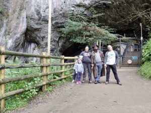 Dan, Ruth, JTA and the kids outside the Devil's Arse.
