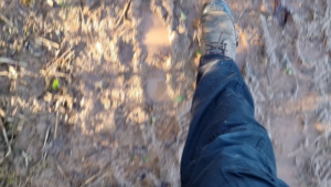 Boots in deep mud