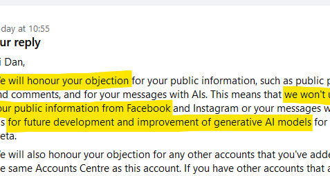 Post: Facebook AI Training Opt-Out