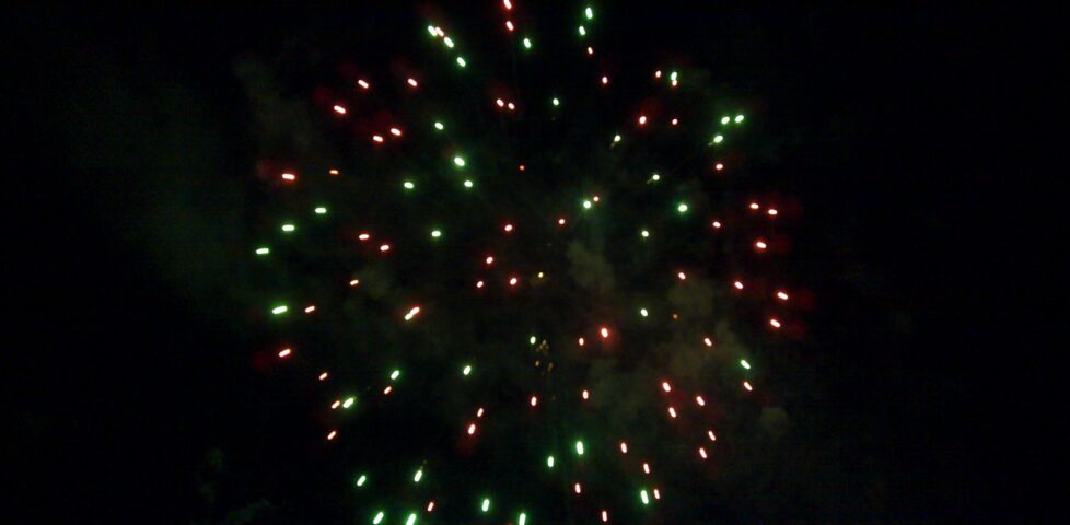 Fireworks at Hoghton Tower